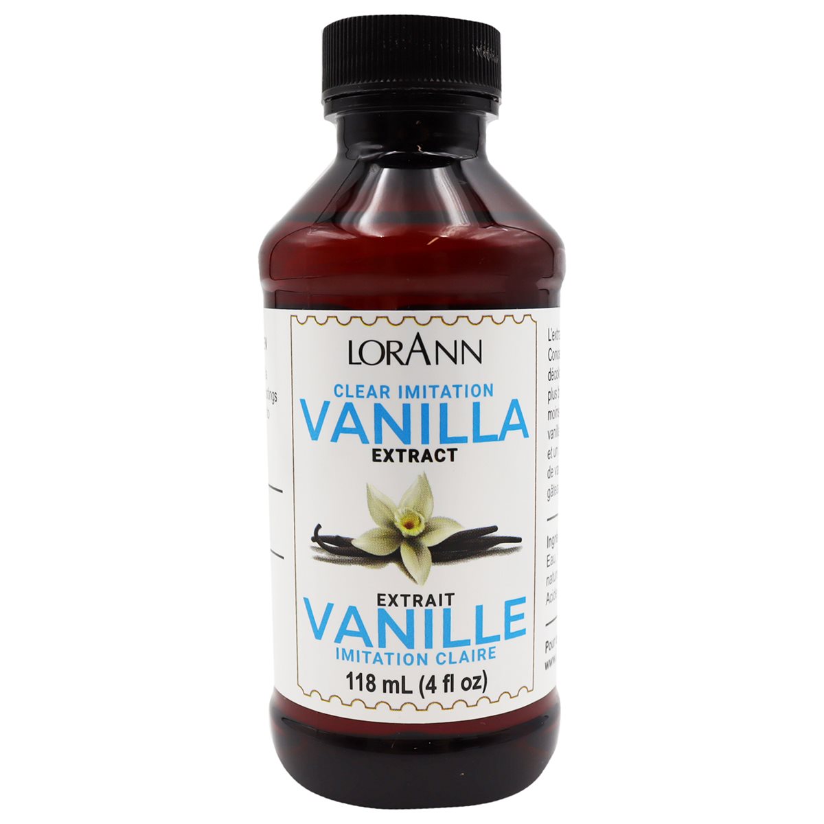 Extracto de Vainilla Transparente Artificial (Doble Concentración) 4oz