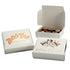 26W - 4 9/16 x 3 9/16 x 1 1/4 White Candy & Fudge Boxes- 1/4 lb.