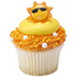 Sun Face Cupcake Rings 12ct