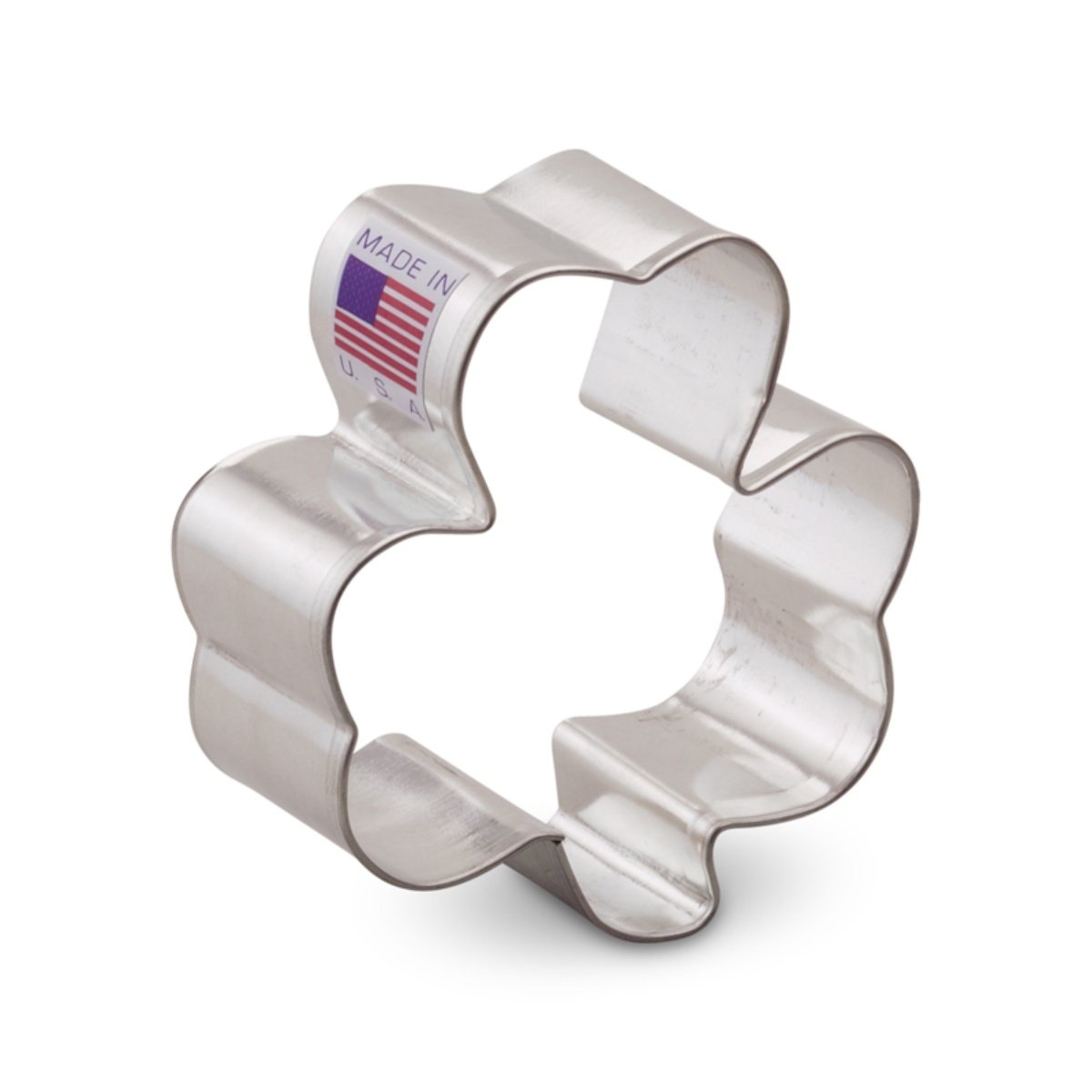 2 1/2' Shamrock Cookie Cutter - Bake Supply Plus