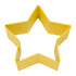 Cortador de galletas en forma de estrella amarillo R&M 2.75"