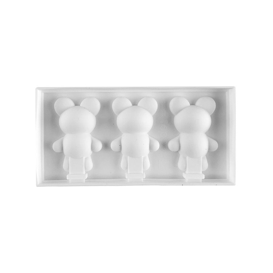 Molde de silicón para paletas de pastel NY Cake 'Oso' - 3 cavidades