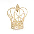 Metal Wire Crown Stand Gold