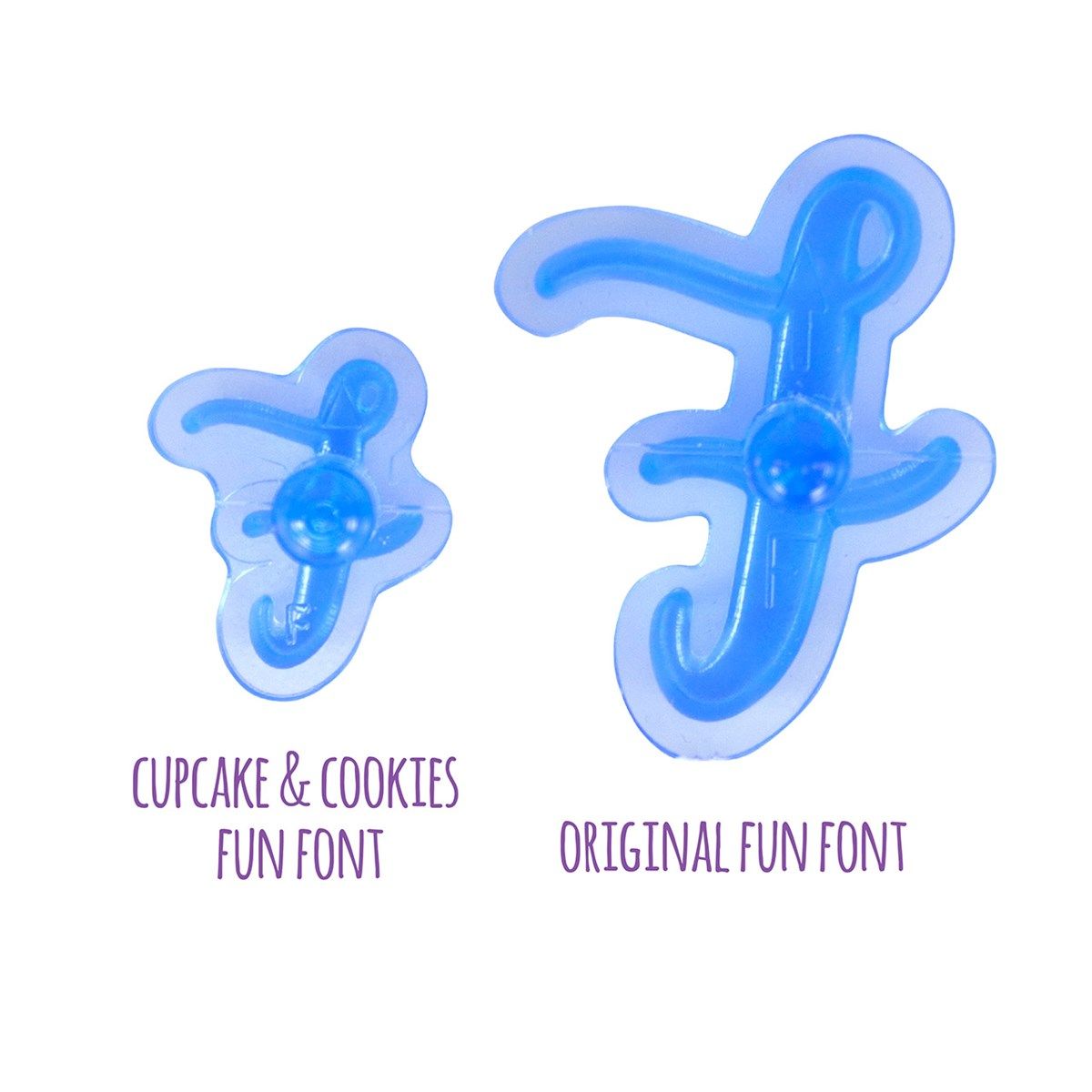 PME Fun Fonts Alfabeto de 66 piezas para cupcakes y galletas