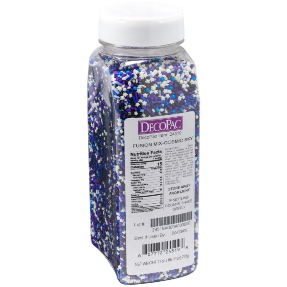 Decopac Cosmic Sky Fusion Mix Sprinkles 27oz