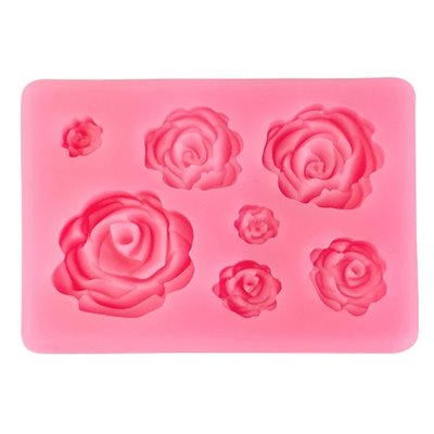 Molde de silicona Rosas Borbón
