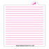 Notebook Cookie Stencil