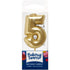 Mini Gold Candle Numerals 0-9