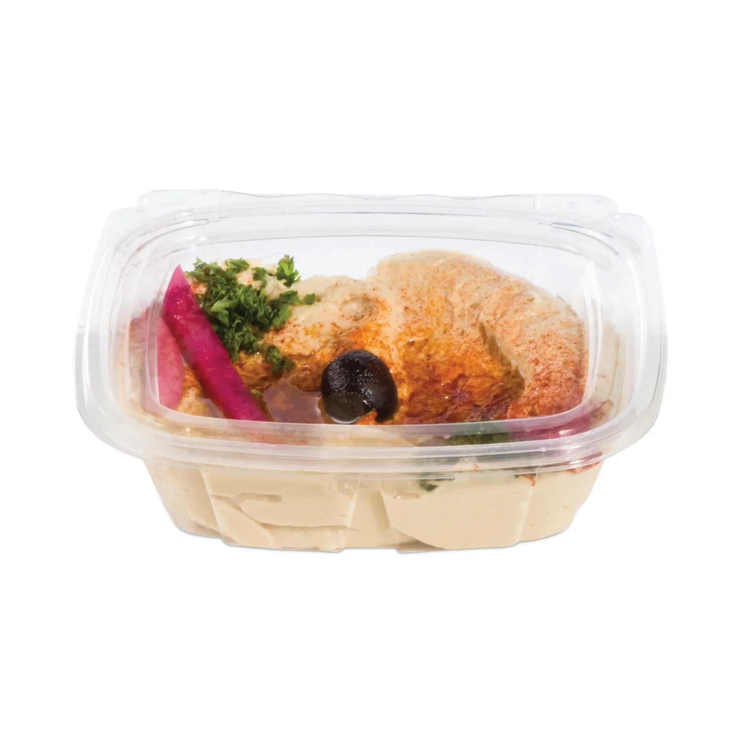 Envase plano para delicatessen de 8 oz