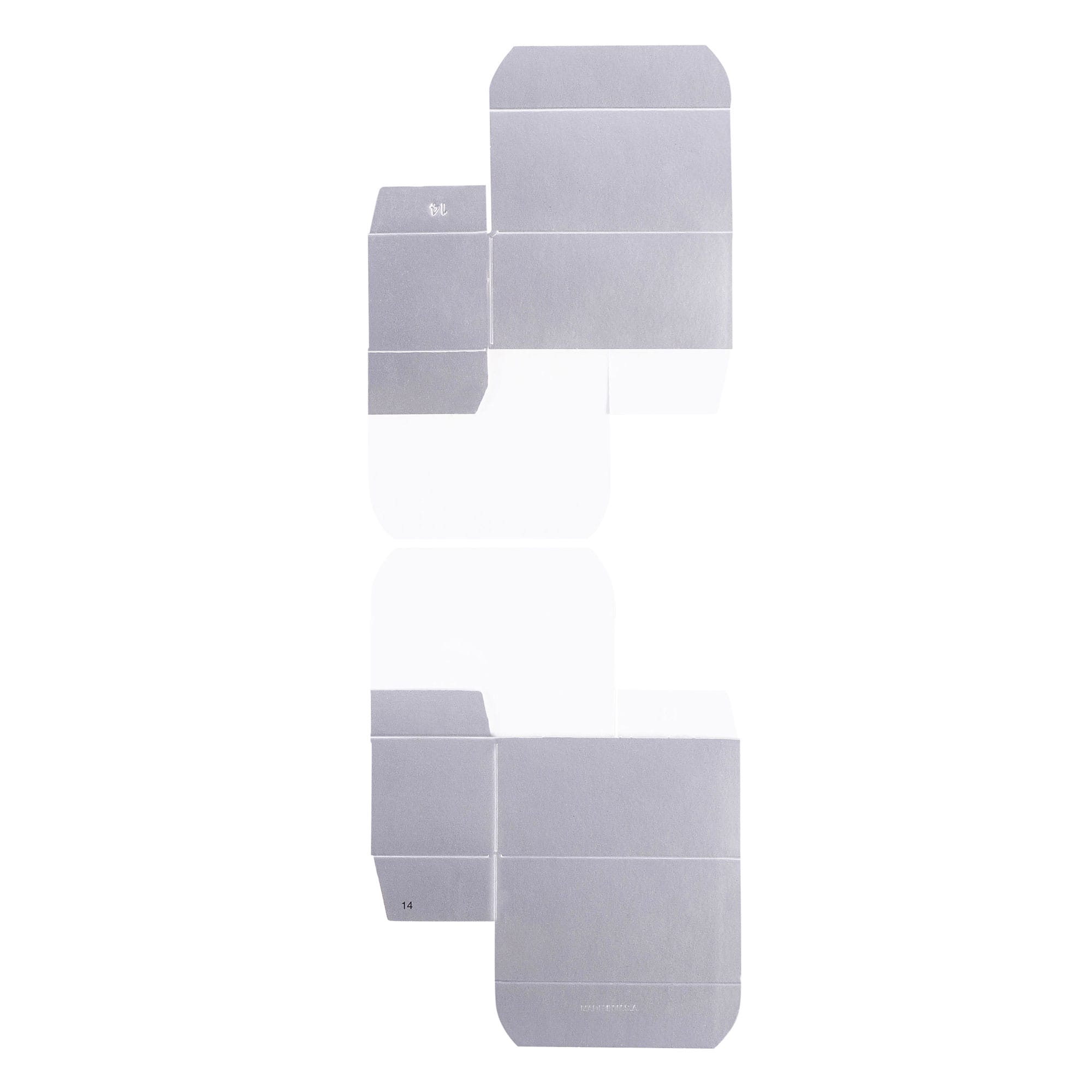 Cajas de bombones de papel de plata de 12S - 2 9/16 x 1 5/16 x 1 1/4