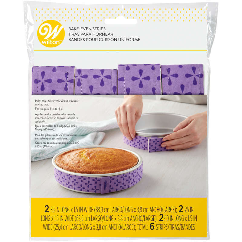 Wilton Bake Even Strips 6 PC