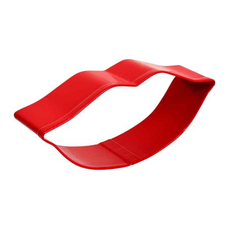 R&M Cortador de Galletas Labios 3.5" Rojo