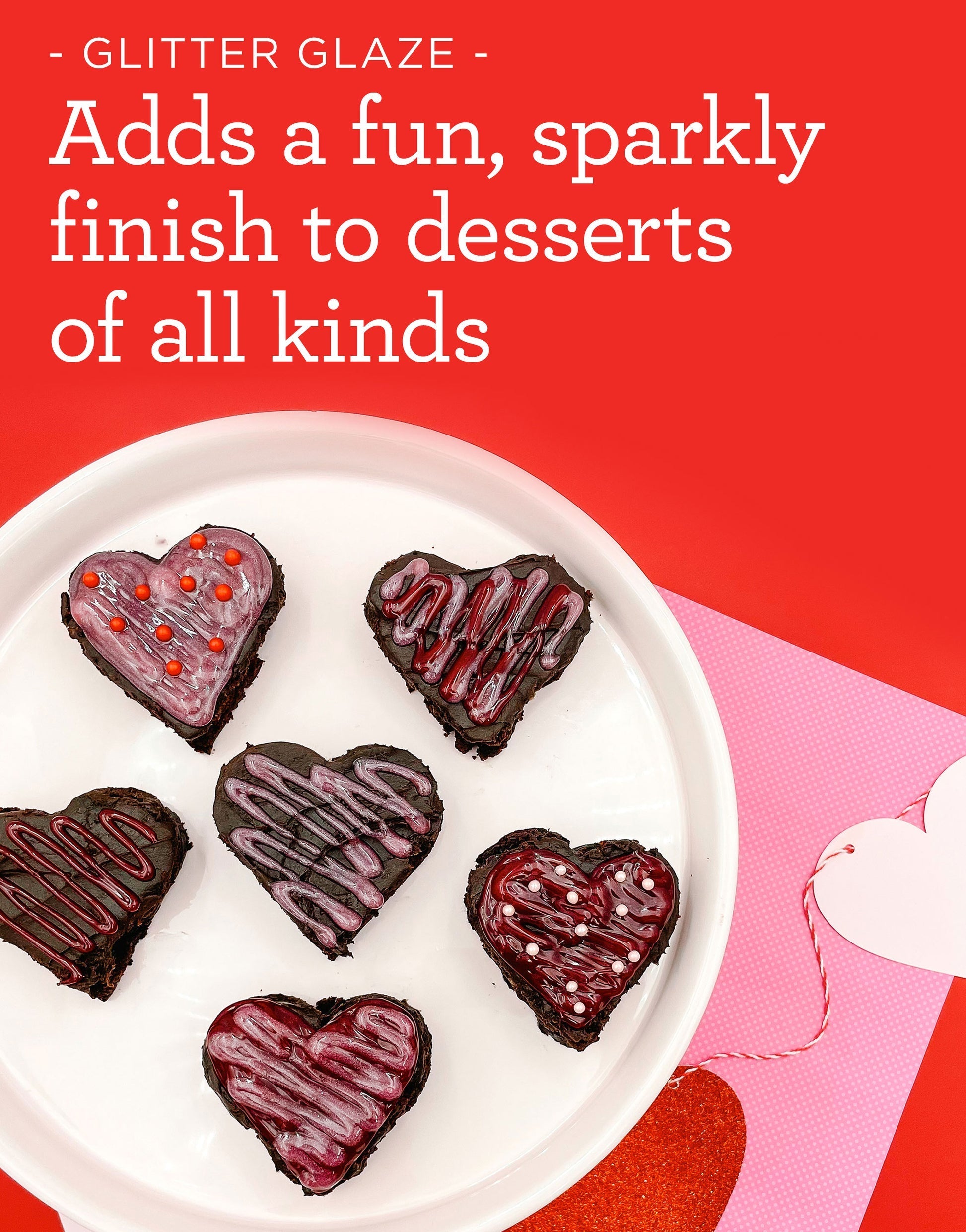 Glitter Glaze - Red 10oz