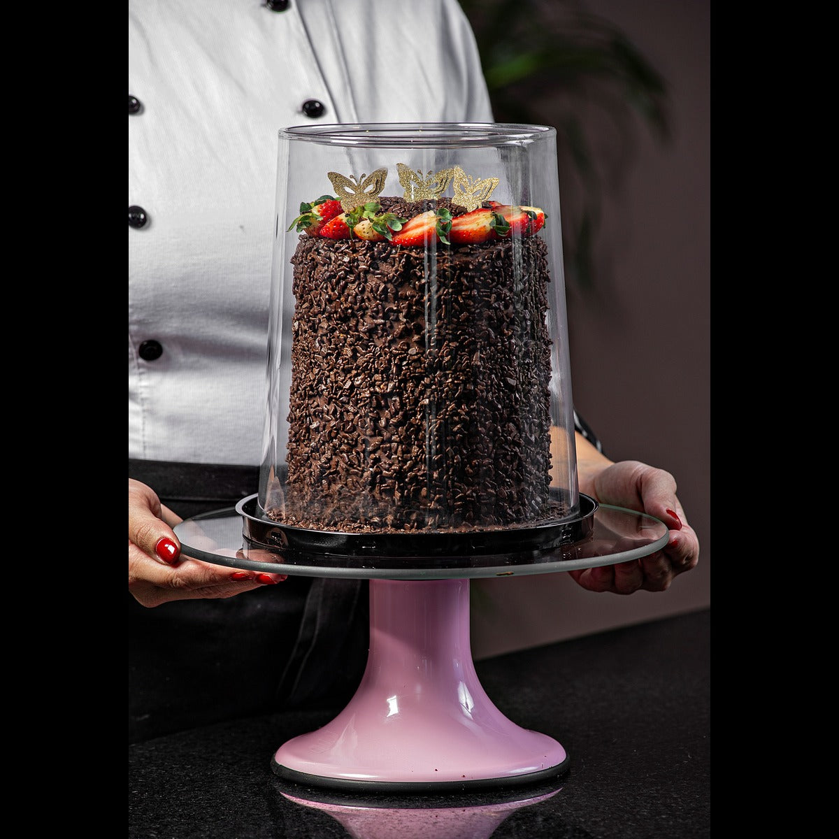 6" Tall Cake Dome 7"x8"