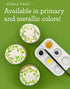 Set de pintura comestible metálica Satin Ice