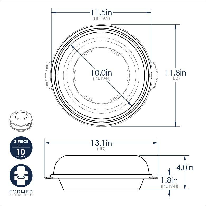 Molde para tarta y tapa Nordic Ware