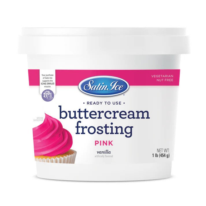 Buttercream Frosting 1lb - Pink