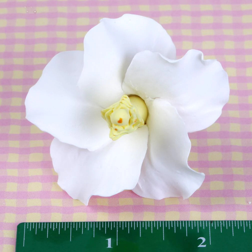 Flor de hibisco de pasta de goma rosa n.º 84 o blanca n.º 85