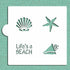 Life is a Beach Cookie Stencil