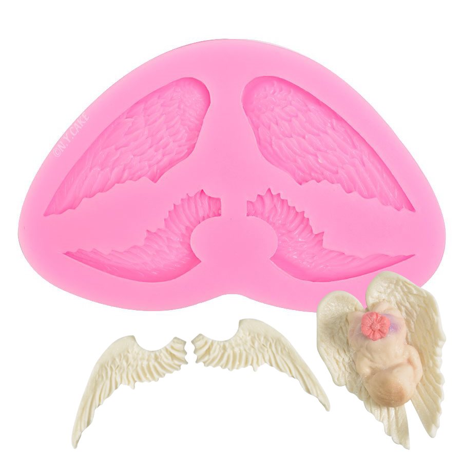 Molde de silicona NY Cake Angel Wings - 4 cavidades