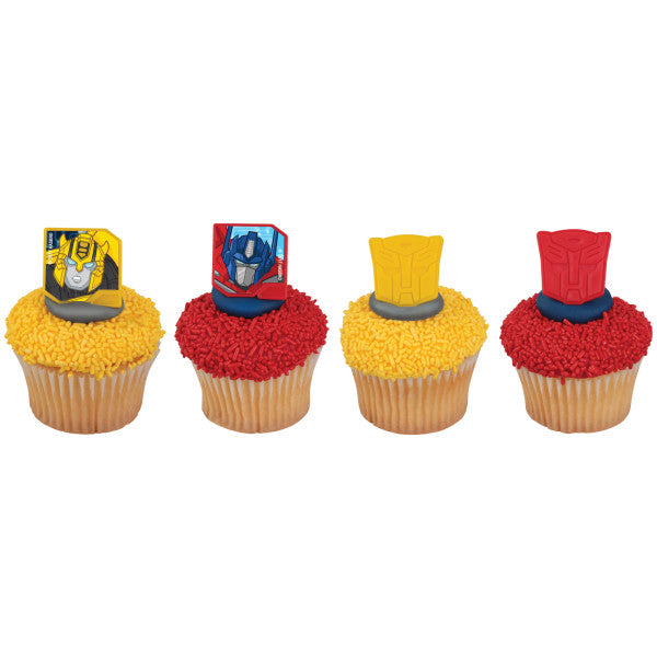 Transformers Autobot Prot. Cupcake Rings 12ct