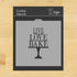 Live Love Bake Cookie Stencil - Bake Supply Plus