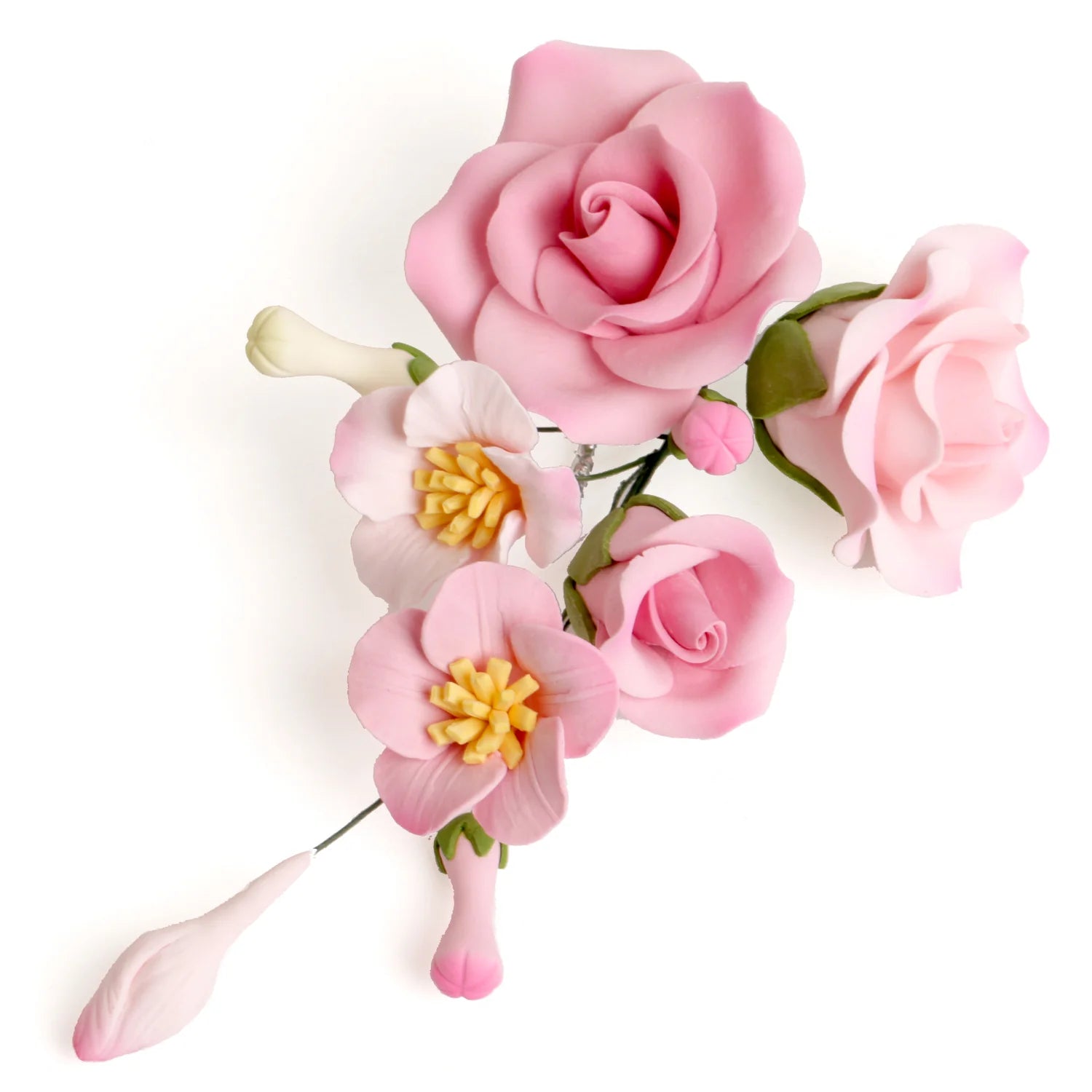 Rosas de novia en spray rosadas #6