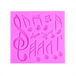 Molde de silicona NY Cake con nota musical