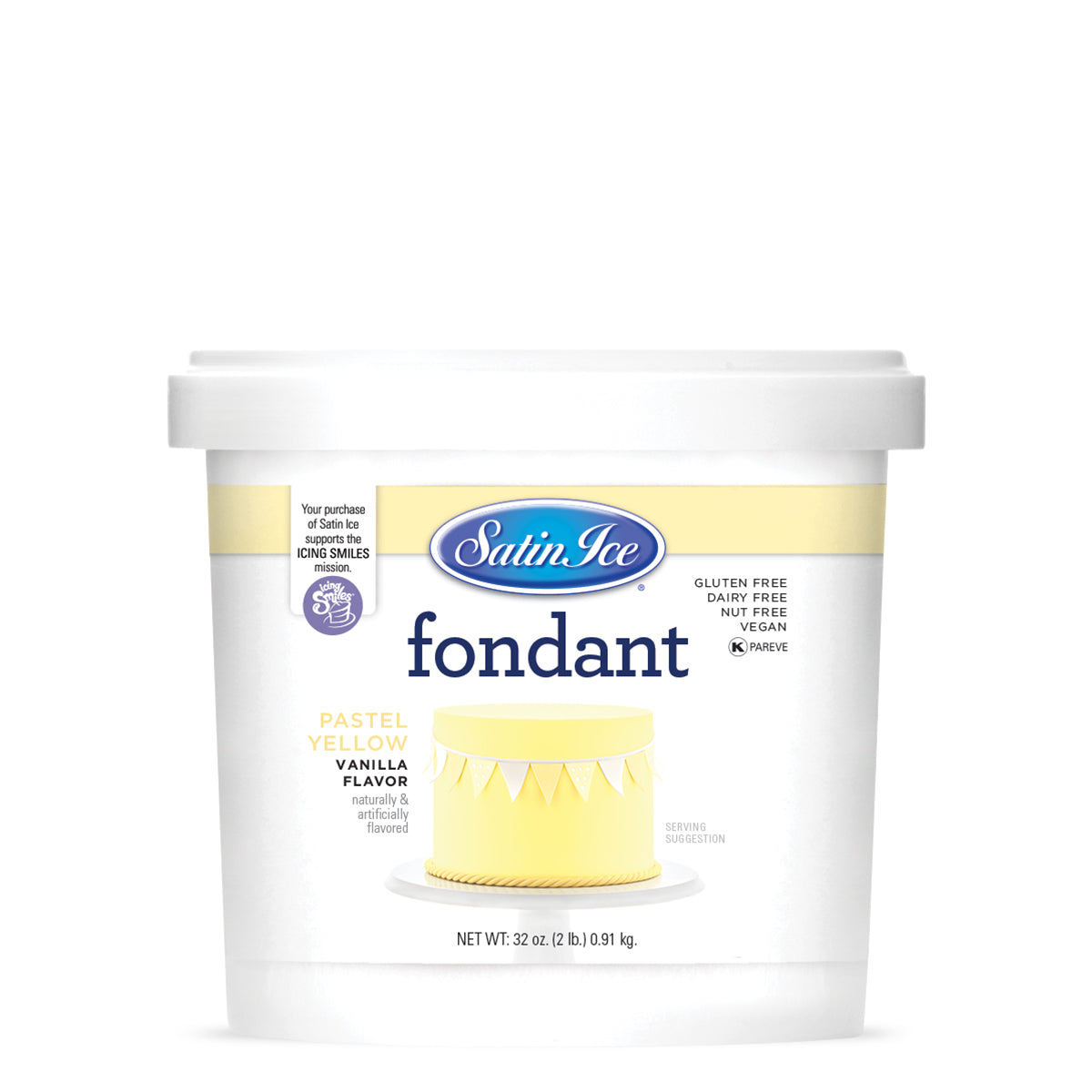 Colorful Satin Ice fondant in various sizes, showcasing smooth, pliable icing perfect for cake decorating and sculpting.