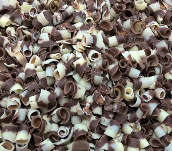Callebaut Marbled Decor Curls Blossoms