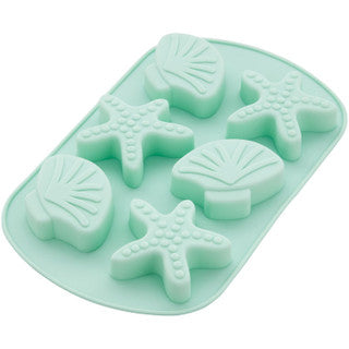 Moldes para dulces de conchas y estrellas de mar Wilton