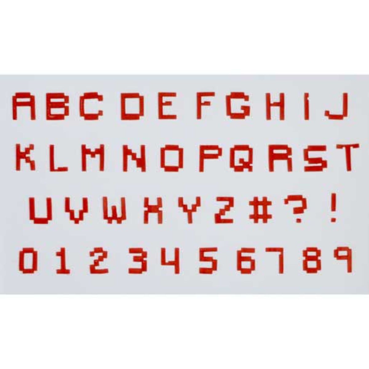 FMM Alfabeto y números Pixel Tappit