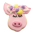 Pig Face Cookie Cutter 4.25'