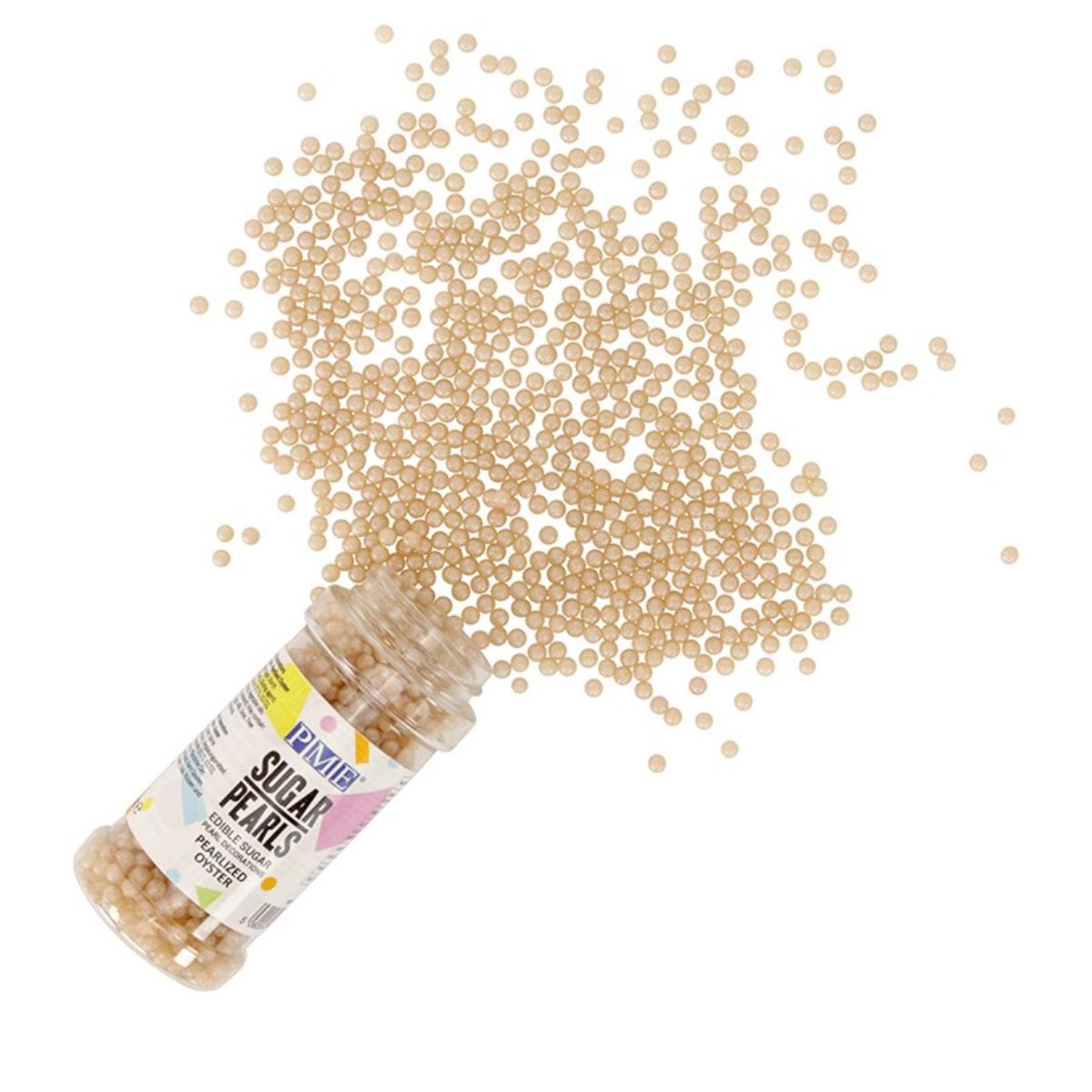 PME Pearlized Oyster Sugar Pearls 3.5oz