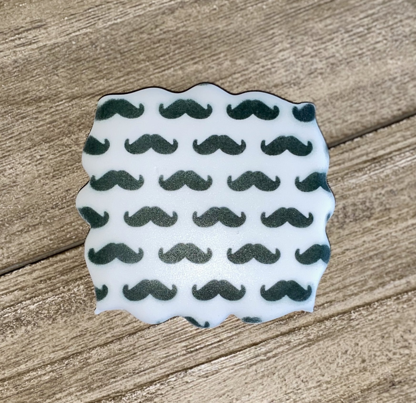 Plantilla de galletas de patrón de bigote