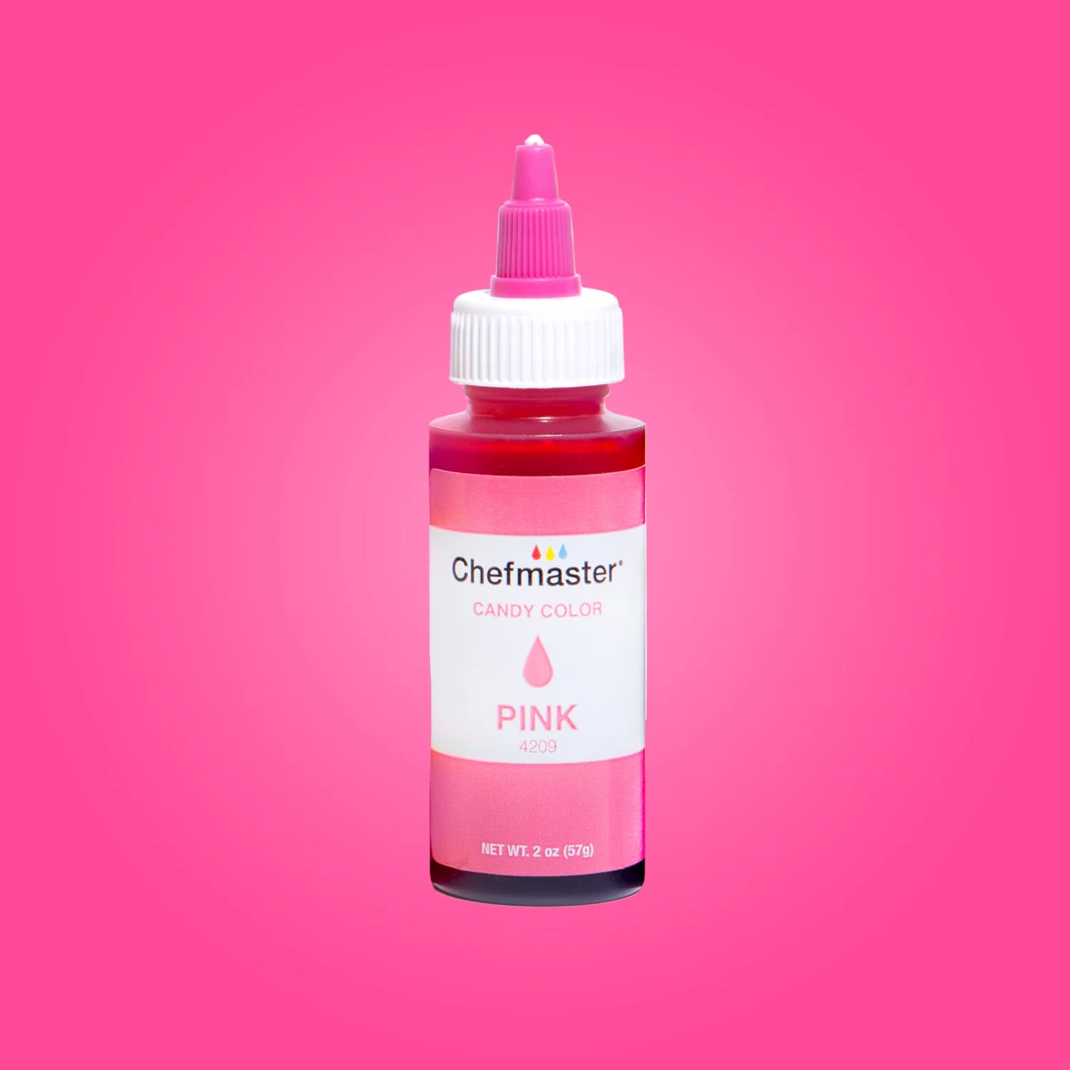 Chefmaster Candy Colors 2oz oil-based food coloring set with vibrant shades for decorating candies and baked goods.