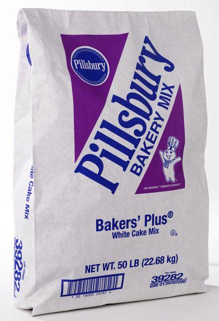 Pillsbury™ Bakers Plus White Cake Mix 50 lb Bag