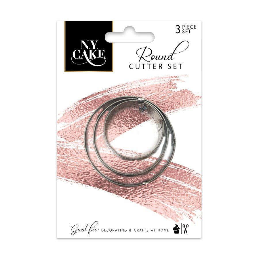 Round Fondant Cookie Pastry Cutter Set