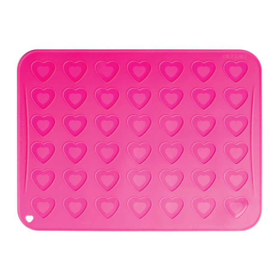 NY Cake Silicone Heart Macaron Mat