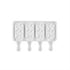 Molde de silicona NY Cake para mini pasteles helados, 4 cavidades