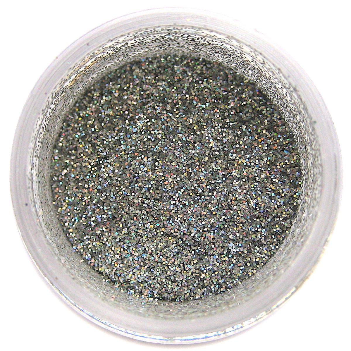Silver Hologram Glitter Dust Sunflower Sugar Art