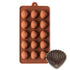 Molde de silicona para chocolate con forma de conchas marinas