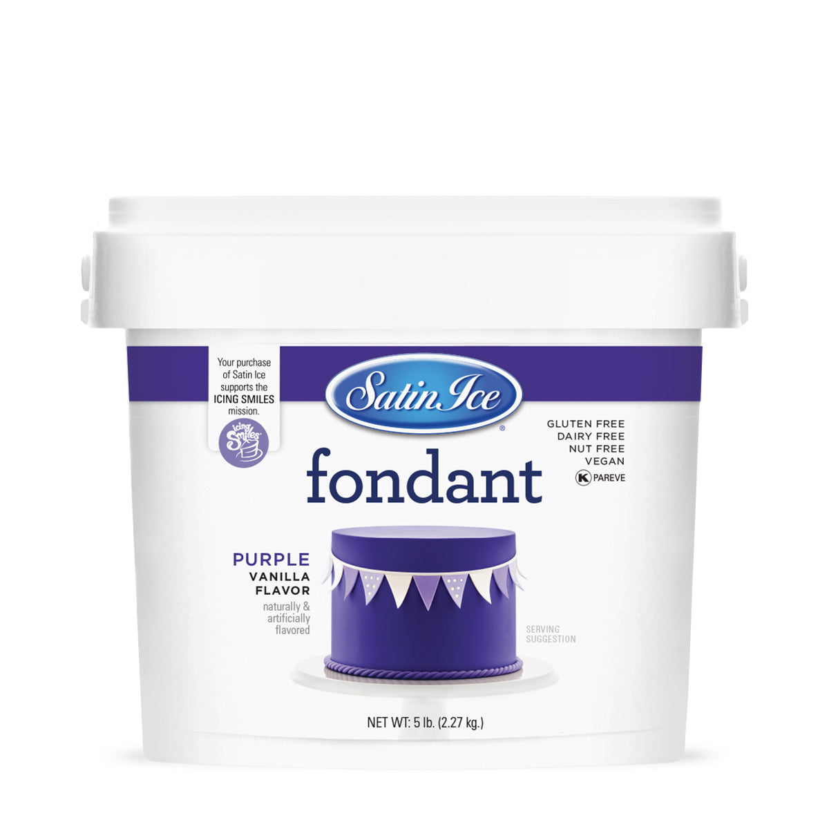 Colorful Satin Ice fondant in various sizes, smooth and pliable for cake decorating and fondant art.