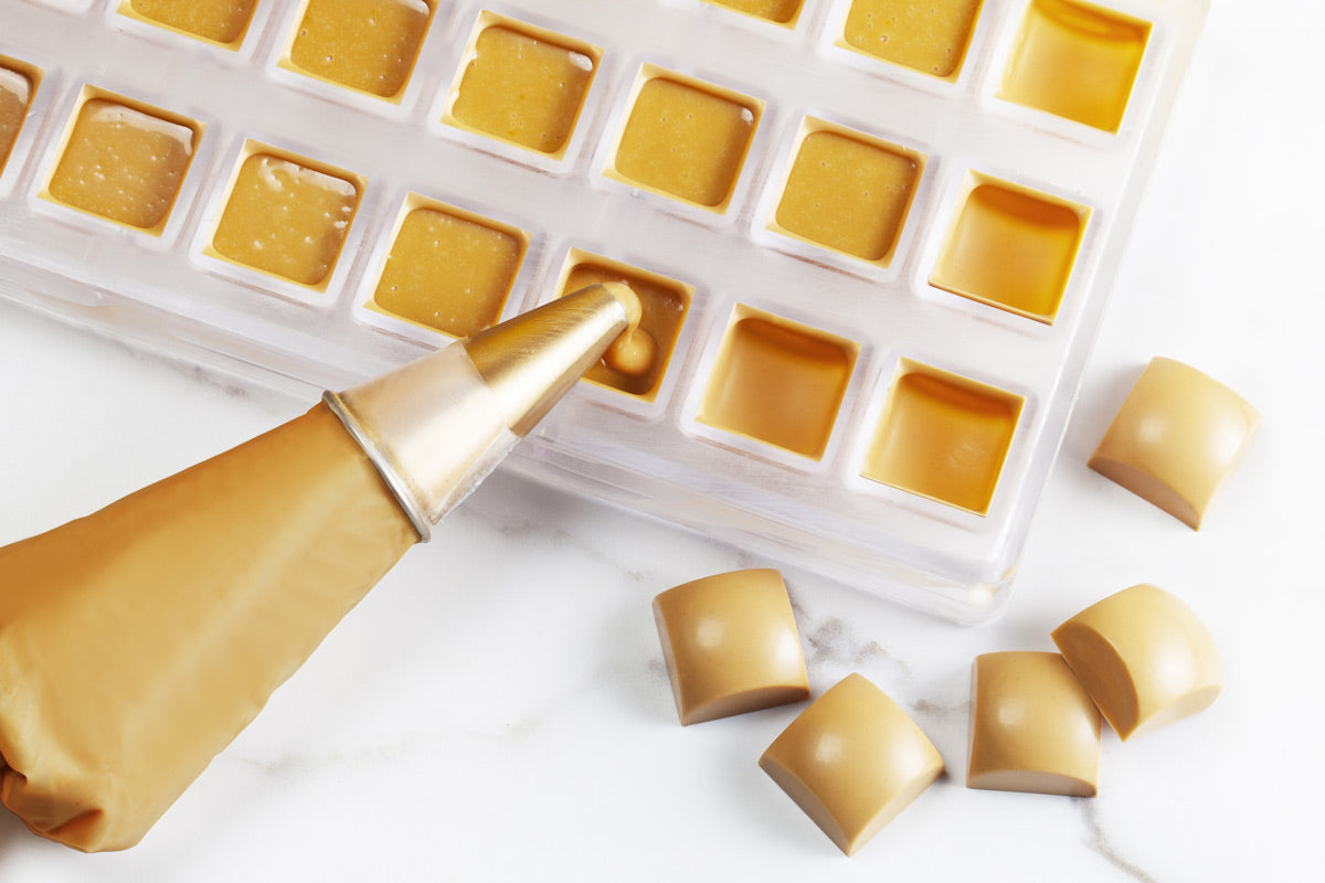 Callebaut Gold White Chocolate With Caramel Taste Callets - Bake Supply Plus