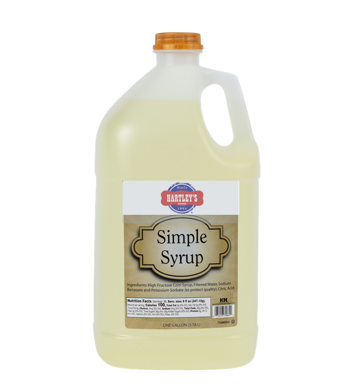 Hartley Simple Syrup- 1 Gallon