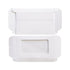 Caja de regalo blanca de 10 W - 2 5/16 x 3 7/8 x 7/16