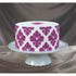 Silicone mold with Damask Pattern Onlay® design by Marvelous Molds, showcasing detailed floral damask pattern in flexible silicone