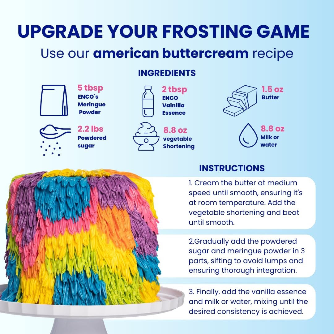 Enco Merengue en Polvo 8.8oz Meringue Powder