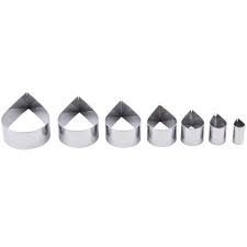 Ateco 7pc Plain Tear Drop Set