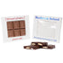 Caja n.º 20 - Caja de recuerdos para barra de chocolate blanco de 4 1/4 x 5/8 x 4 5/8 con ventana